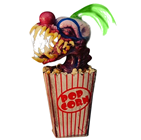 Horror Clown Popcorn - Green 