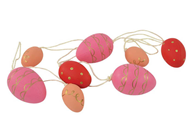 Decorative Easter eggs - Pink-Peach, P 