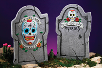 Day of the Dead Tombstones - Set 0f% 