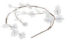Frosted Leaf Garland - Pearl 