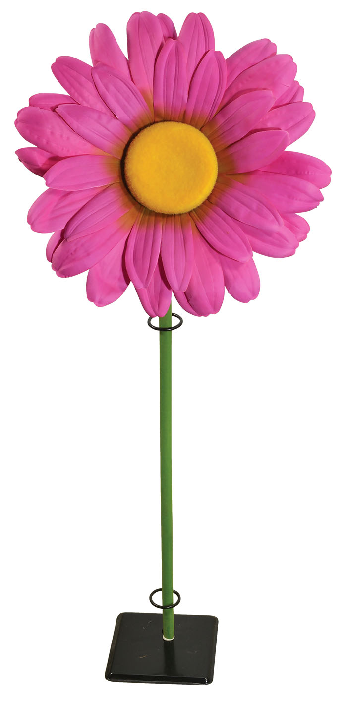 Pink Daisy with Stem 100 x 40cm - Giant Decorative Flowers