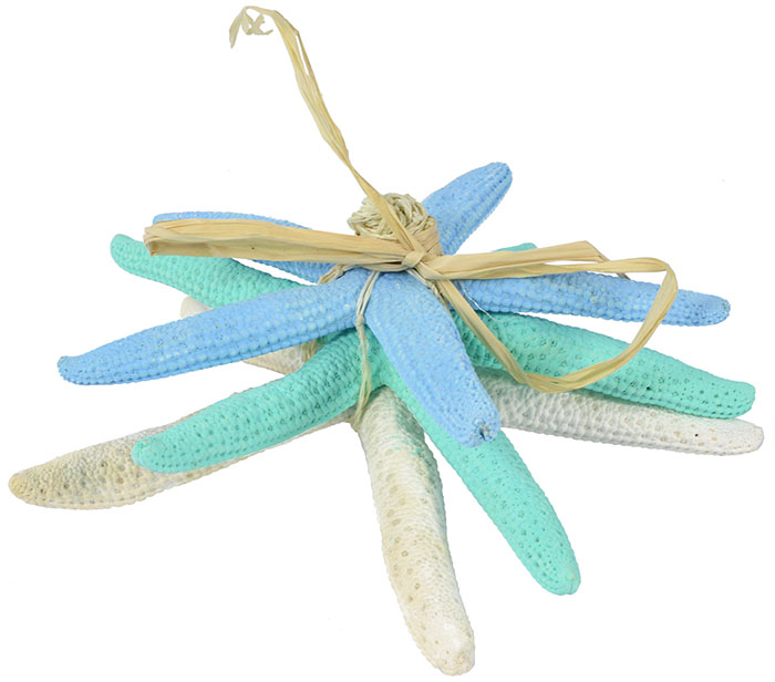 Decorative Starfish Set of 3 - Seaside Nautical Props