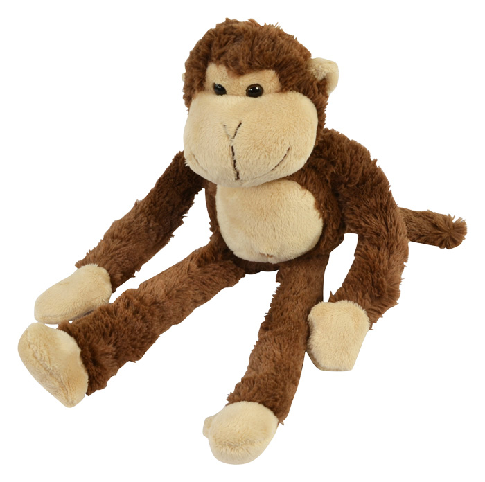 Dark Brown Plush Monkey - Homeware Gifts