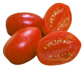 Baby Plum Tomato Halves, Pk.4 