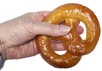 Plastic Pretzel - 12cm Pk.3 