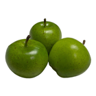 Fake Green Apples - 7cm Pk.3 