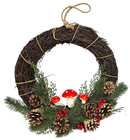 Toadstool Christmas Wreath