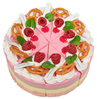 Strawberry & Vanilla CUT Gateau Cake 