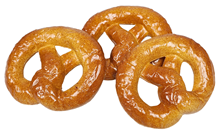 Plastic Pretzel - 12cm Pk.3 