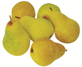 Plastic Pears - Pack of 6