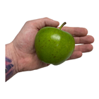 Fake Green Apples - 7cm Pk.3 