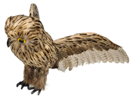 Fake Owl in Flight - Medium 