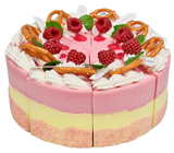 Strawberry & Vanilla CUT Gateau Cake 