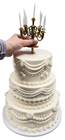 3-Tier Royal Iced Style Wedding Cake 