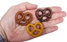 Fake Dark Chocolate Pretzels, Pk.10 