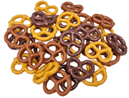 Fake Dark Chocolate Pretzels, Pk.10 