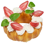 Strawberry Ring Pastry 