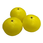 Plastic Grapefruits  - 10cm Pk.3 